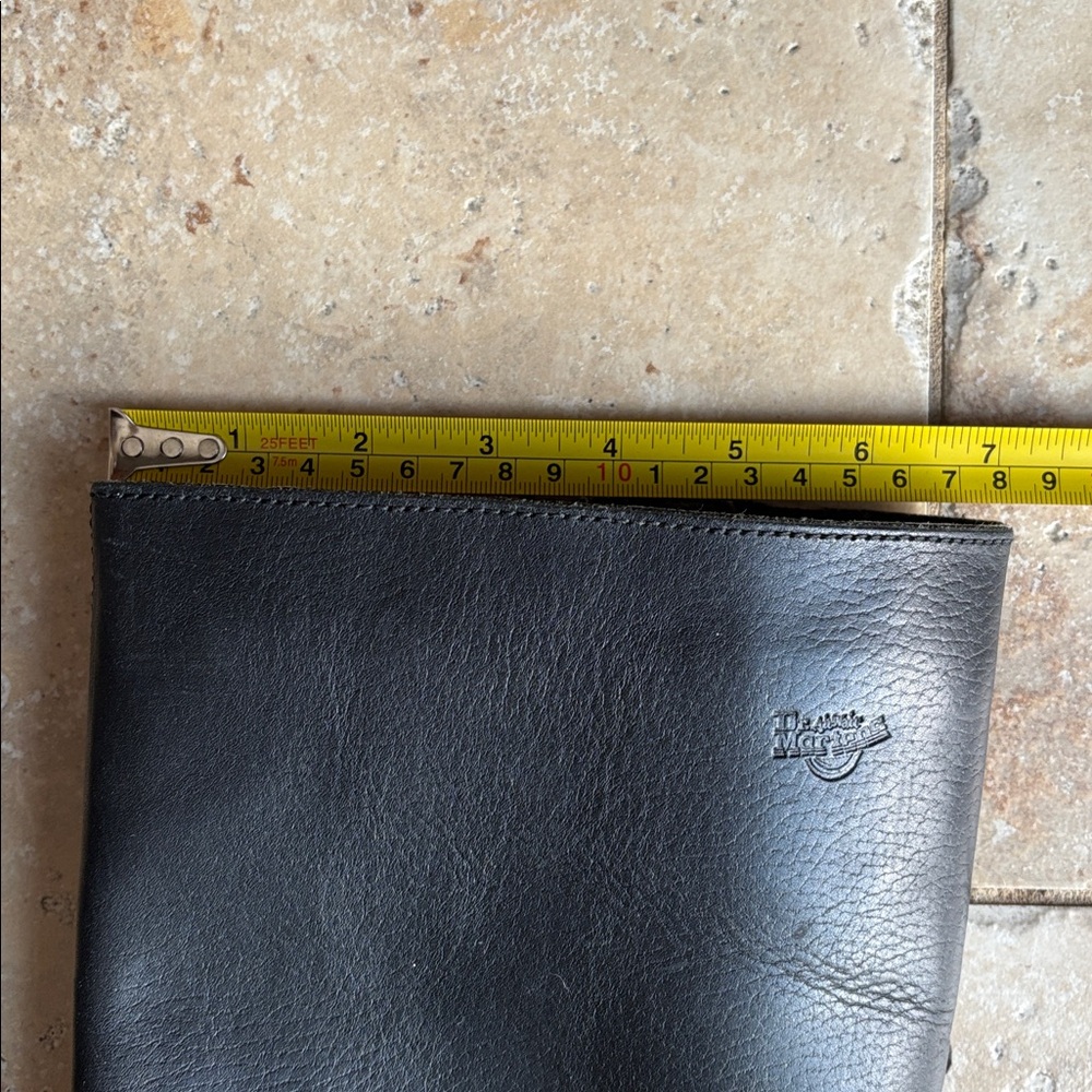 Dr. Martens Black Leather Moto Boots UK7 - Picture 12 of 13